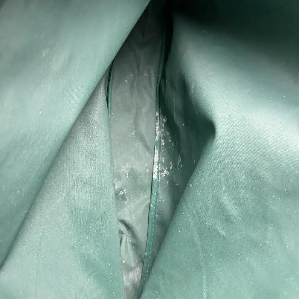 Vintage Ralph Lauren Green Travel Duffel Bag Weekender Carry On Shoulder Bag